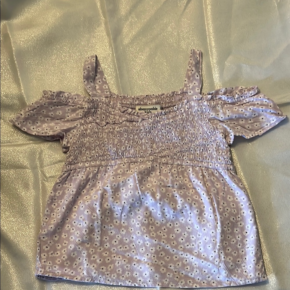 Abercrombie Kids Lavender Floral Blouse